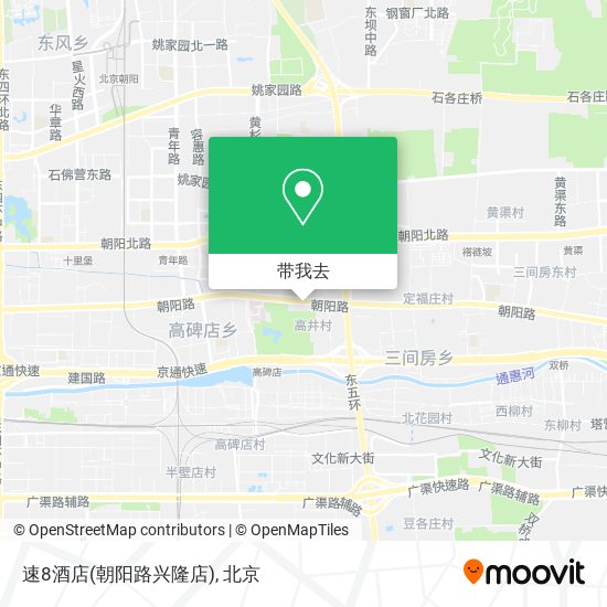 速8酒店(朝阳路兴隆店)地图