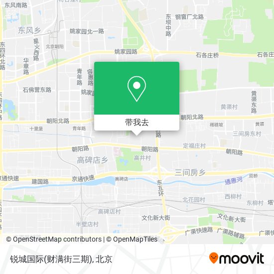 锐城国际(财满街三期)地图