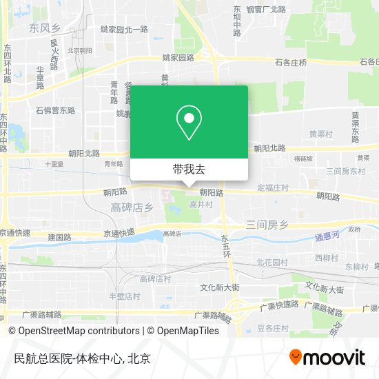 民航总医院-体检中心地图