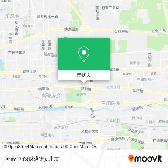 财经中心(财满街)地图