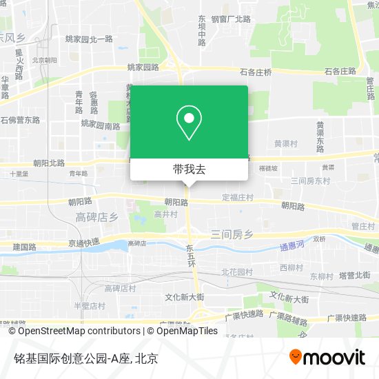 铭基国际创意公园-A座地图