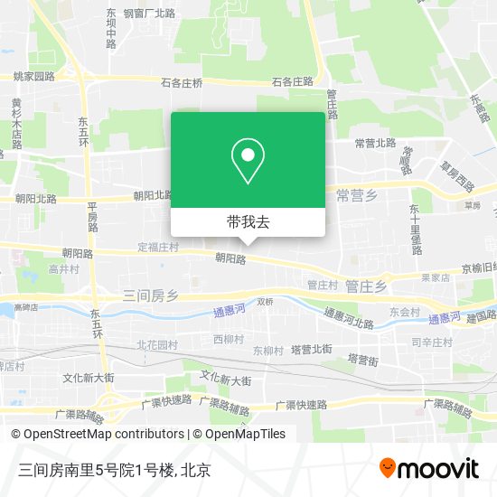 三间房南里5号院1号楼地图
