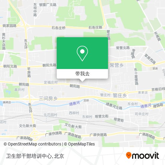 卫生部干部培训中心地图