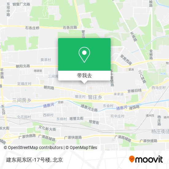 建东苑东区-17号楼地图