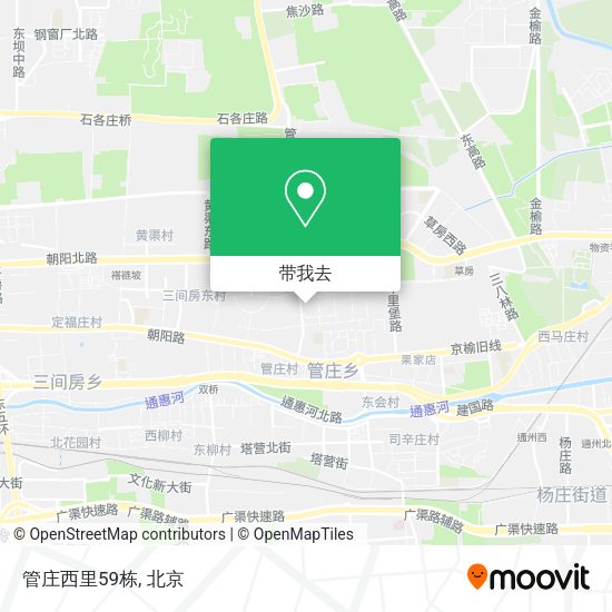 管庄西里59栋地图