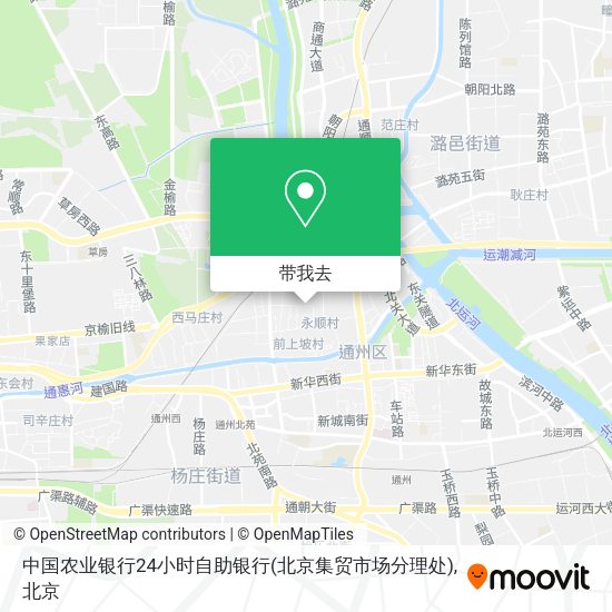 中国农业银行24小时自助银行(北京集贸市场分理处)地图