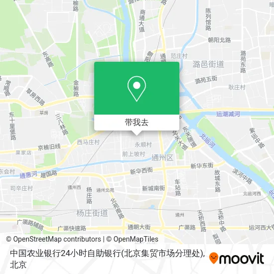 中国农业银行24小时自助银行(北京集贸市场分理处)地图