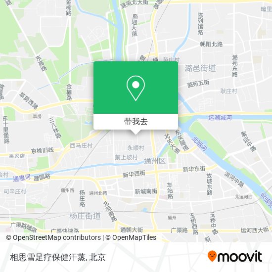 相思雪足疗保健汗蒸地图