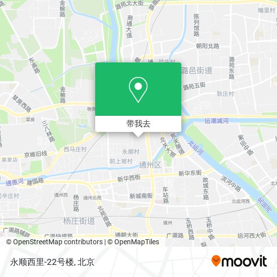 永顺西里-22号楼地图