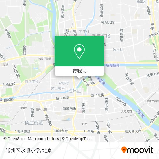 通州区永顺小学地图