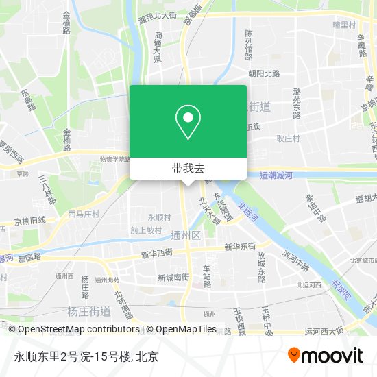 永顺东里2号院-15号楼地图