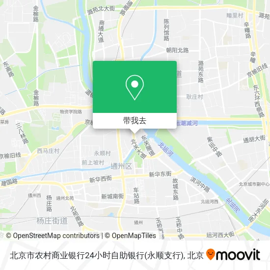 北京市农村商业银行24小时自助银行(永顺支行)地图