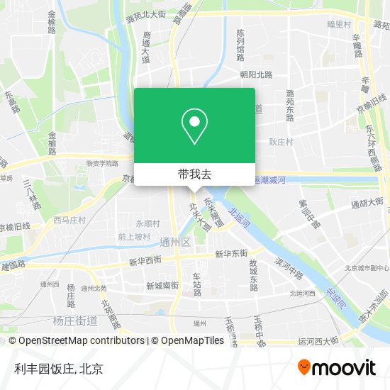 利丰园饭庄地图