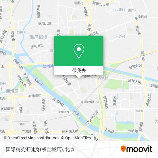 国际精英汇健身(权金城店)地图