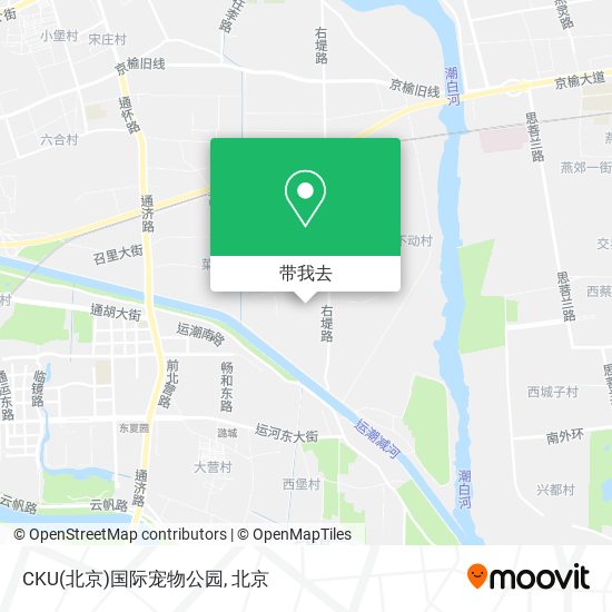 CKU(北京)国际宠物公园地图