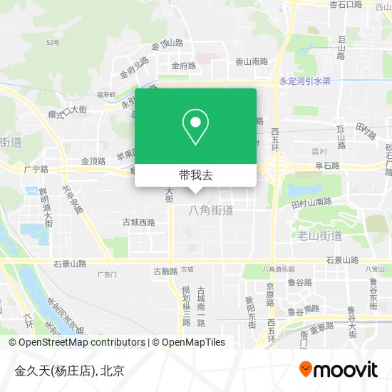 金久天(杨庄店)地图