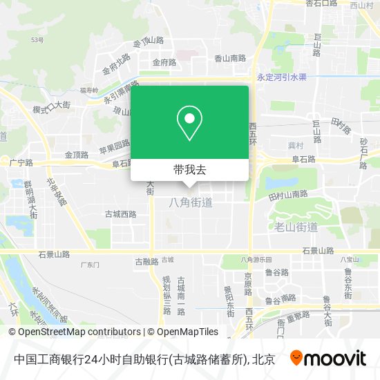 中国工商银行24小时自助银行(古城路储蓄所)地图