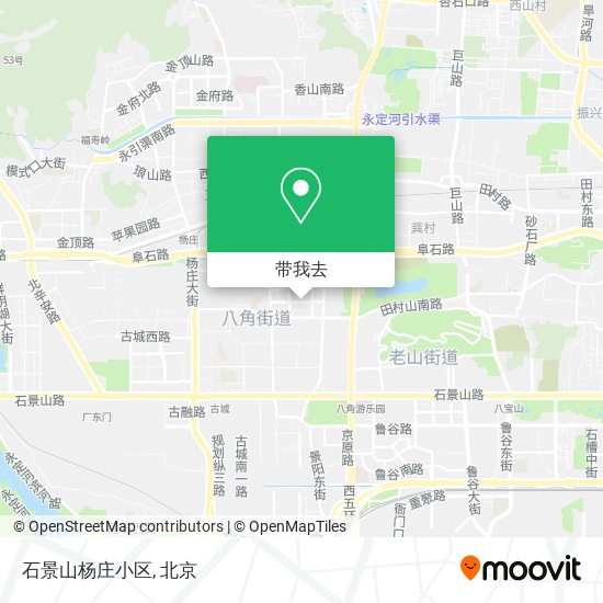 石景山杨庄小区地图