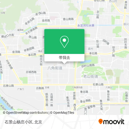 石景山杨庄小区地图