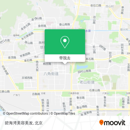 碧海湾美容美发地图