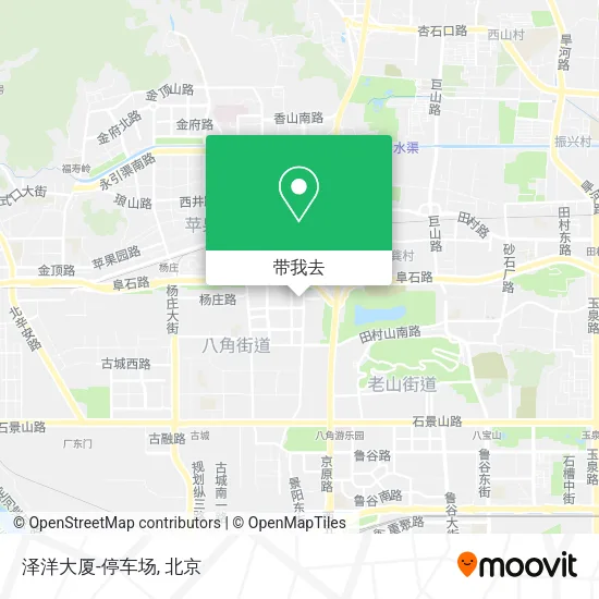 泽洋大厦-停车场地图