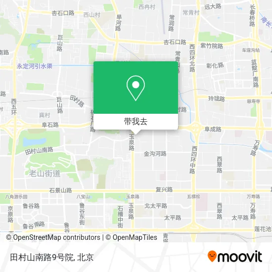 田村山南路9号院地图