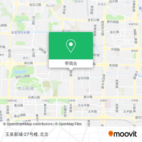 玉泉新城-27号楼地图