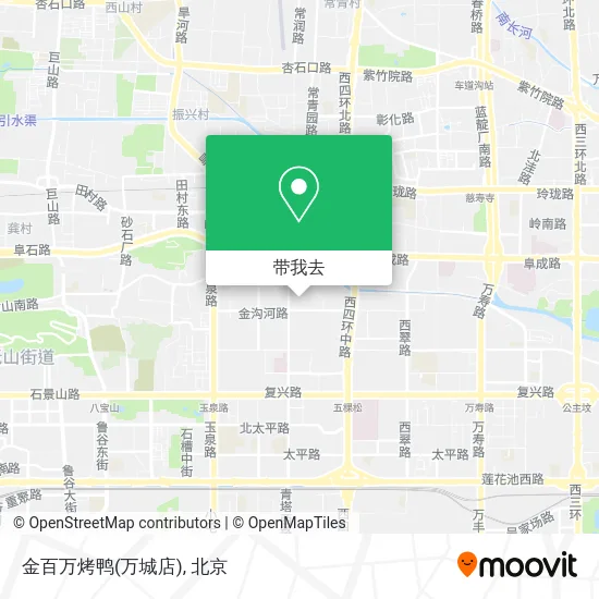 金百万烤鸭(万城店)地图