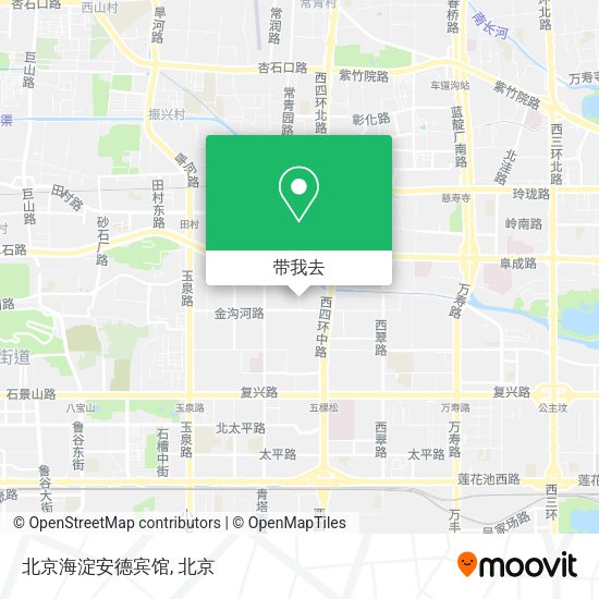 北京海淀安德宾馆地图