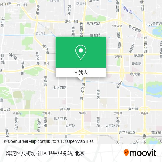 海淀区八街坊-社区卫生服务站地图