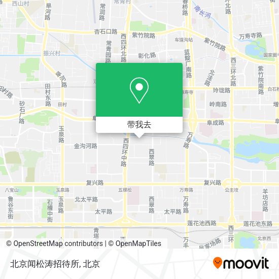北京闻松涛招待所地图