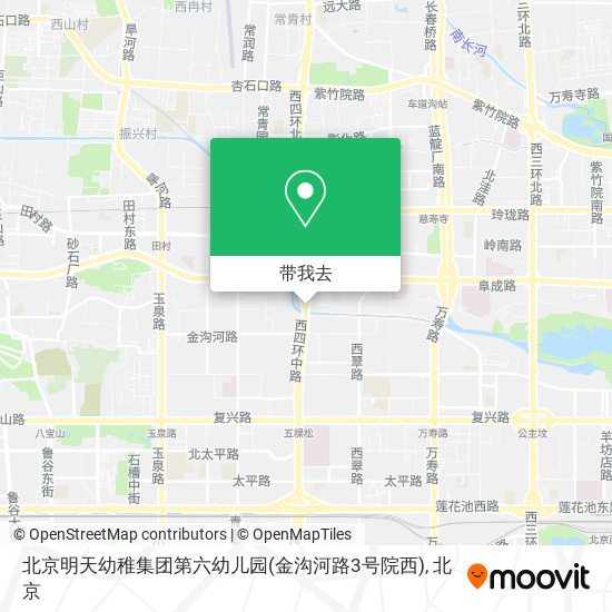 北京明天幼稚集团第六幼儿园(金沟河路3号院西)地图