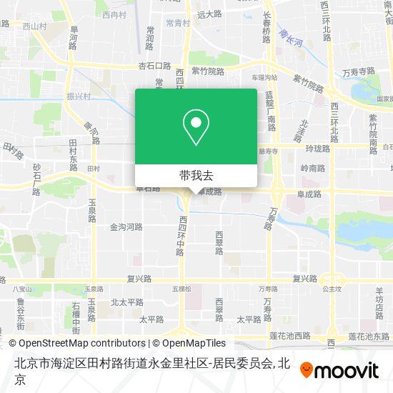 北京市海淀区田村路街道永金里社区-居民委员会地图
