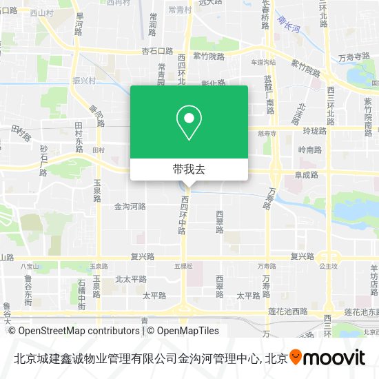 北京城建鑫诚物业管理有限公司金沟河管理中心地图