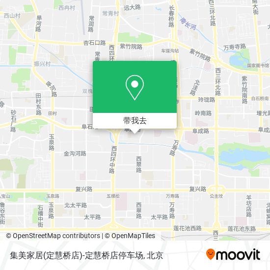 集美家居(定慧桥店)-定慧桥店停车场地图