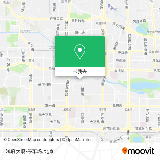 鸿府大厦-停车场地图