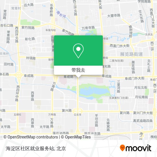海淀区社区就业服务站地图