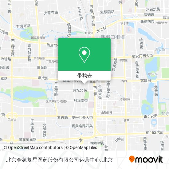 北京金象复星医药股份有限公司运营中心地图