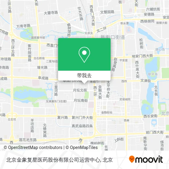 北京金象复星医药股份有限公司运营中心地图