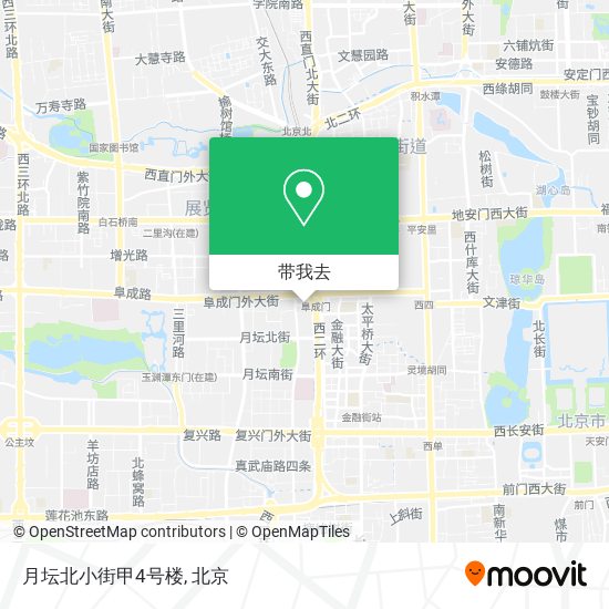 月坛北小街甲4号楼地图