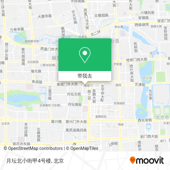 月坛北小街甲4号楼地图