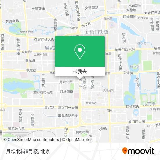 月坛北街8号楼地图