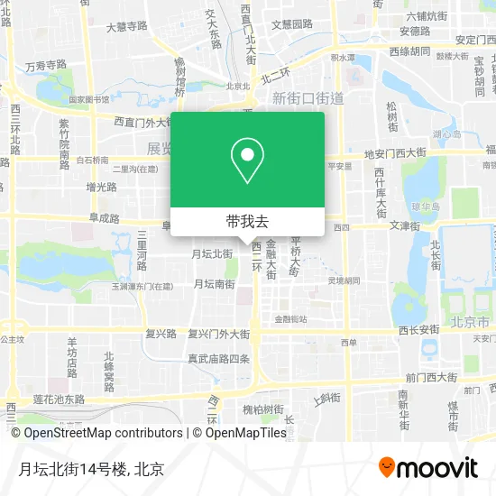 月坛北街14号楼地图