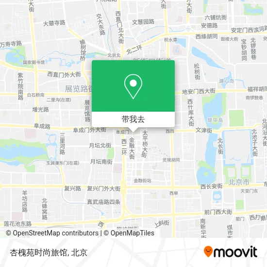 杏槐苑时尚旅馆地图