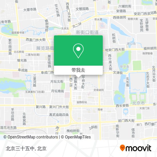北京三十五中地图