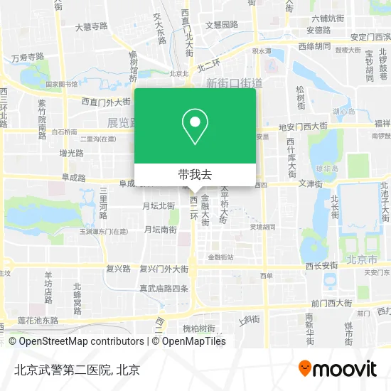 北京武警第二医院地图