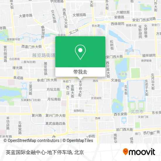 英蓝国际金融中心-地下停车场地图