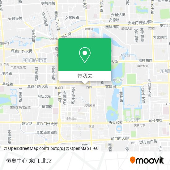 恒奥中心-东门地图