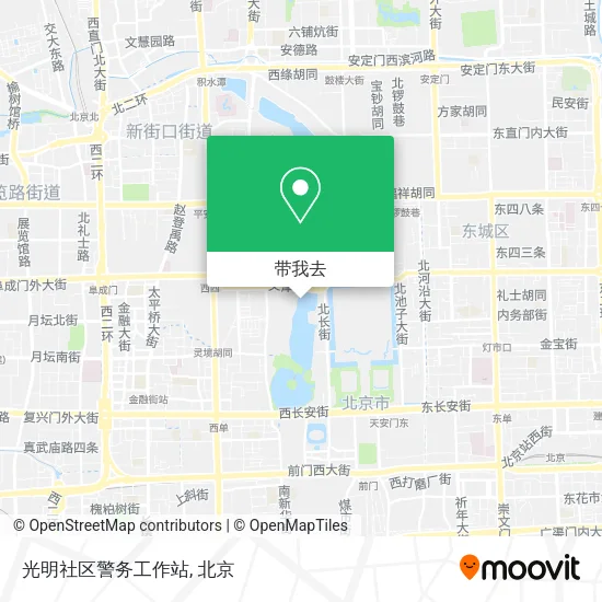 光明社区警务工作站地图