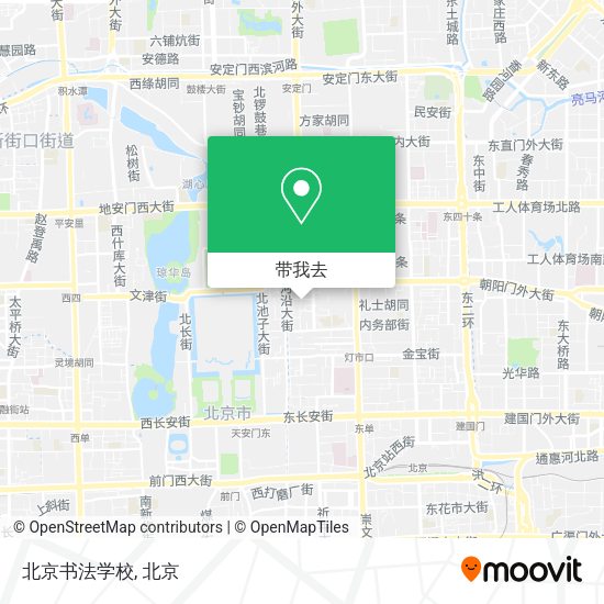 北京书法学校地图